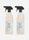 Koltuk, kumaş, ayakkabı, giysi ve çamaşır için leke çıkarıcı temizleyici sprey, 800 ml ikili set.