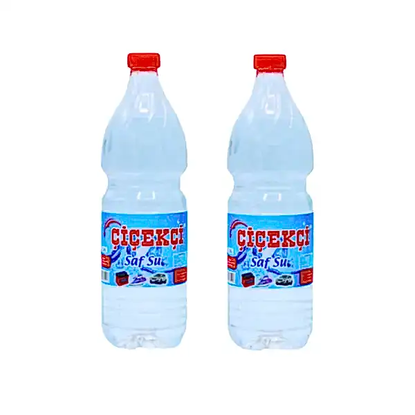 Autofresh oto saf su, 1 litre, ütü, akü ve radyatör için kilitli kapaklı saf su çözümü.