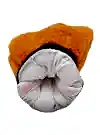 Turuncu renkli mikrofiber oto yıkama eldiveni, astarlı yapısı ile araç cilalama ve temizleme için idealdir.