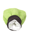 Autofresh Welsoft oto yıkama eldiveni, astarlı yeşil mikrofiber yapısı ile araç temizliği ve cilası için idealdir.